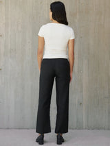 Boat Neck Ruched Top