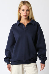 Juls Collared Sweatshirt