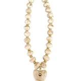 Beaded Heart Necklace