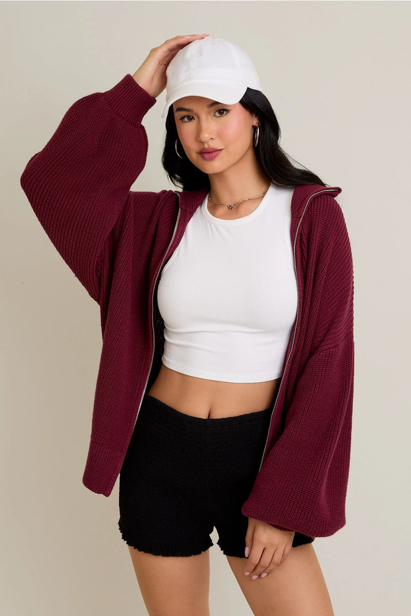 Jordan Zip Up Sweater
