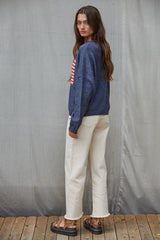 American Flag Sweater